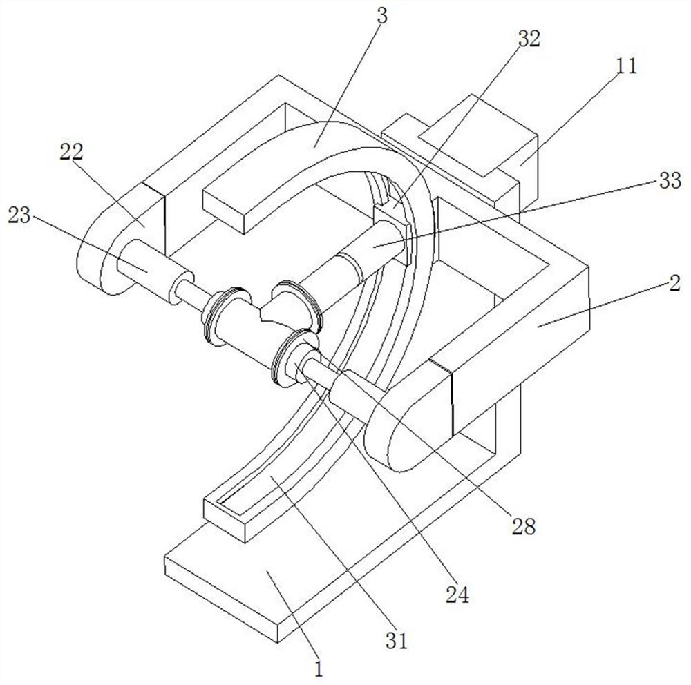 Fixing fixture for welding repair of valve body cracks