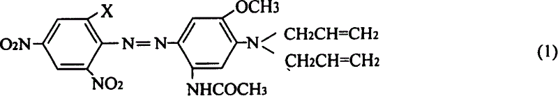 Composite environmental protection type disperse dyes