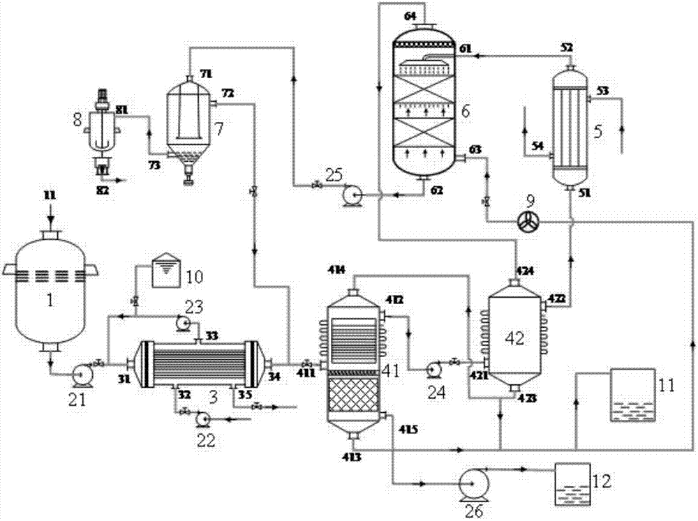 High salt content organic wastewater treatment device