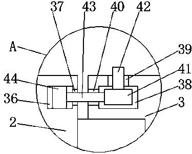 Water induction preventing new energy automobile charging port structure