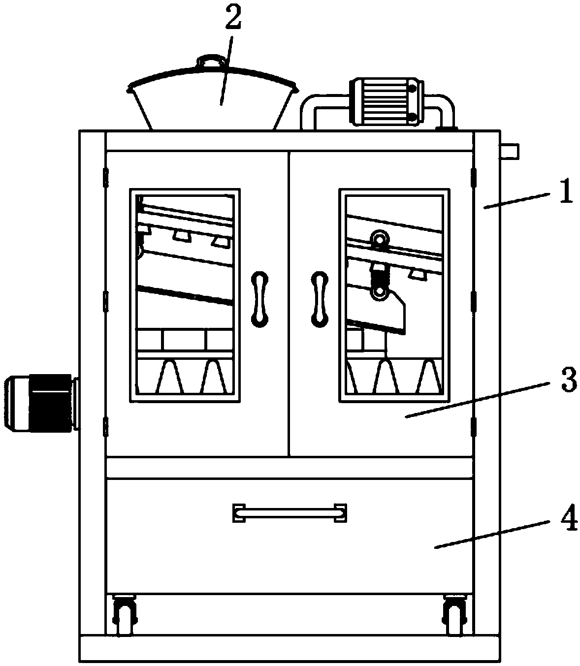 Novel efficient medical waste microwave disinfection equipment