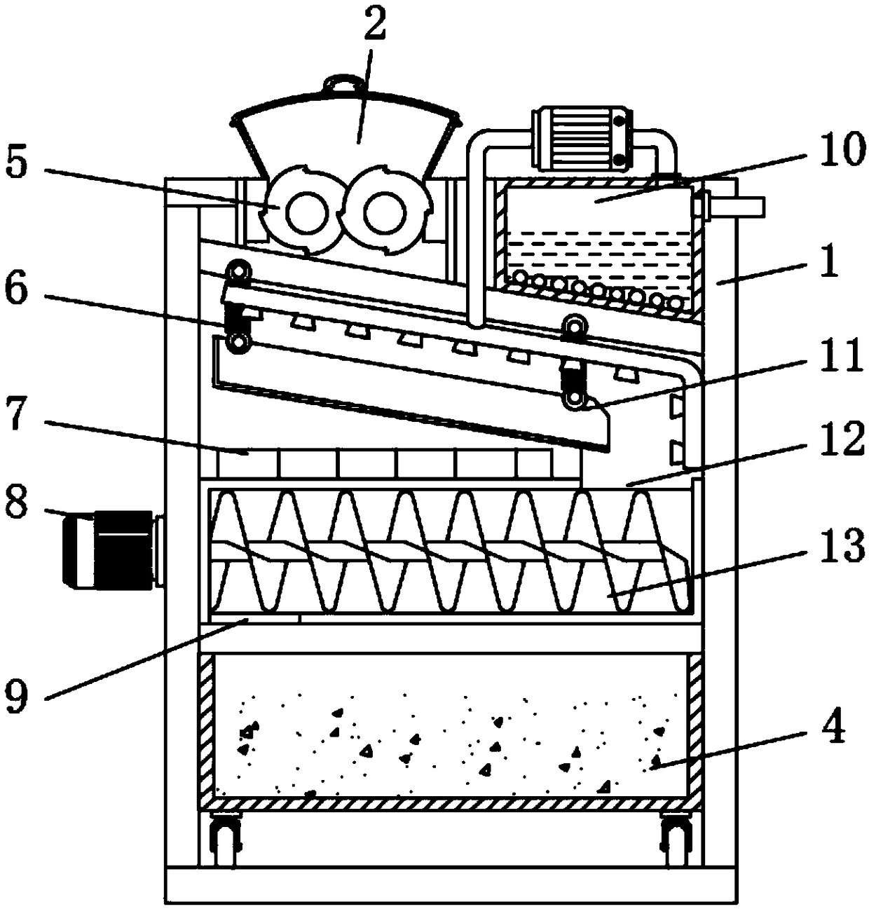 Novel efficient medical waste microwave disinfection equipment