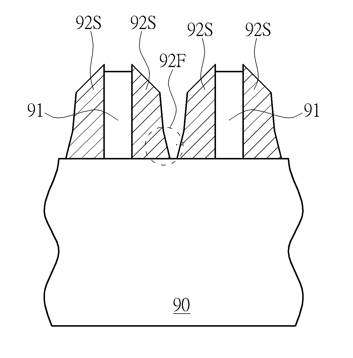 Method of forming patterned mask layer