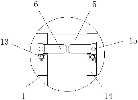 A fixing device for laying wires and cables