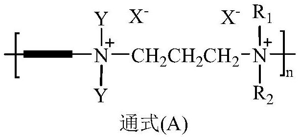 Functional polyquaternary salt and preparation method thereof