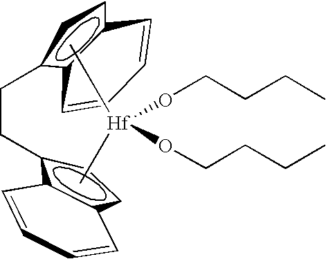 Organometal catalyst compositions