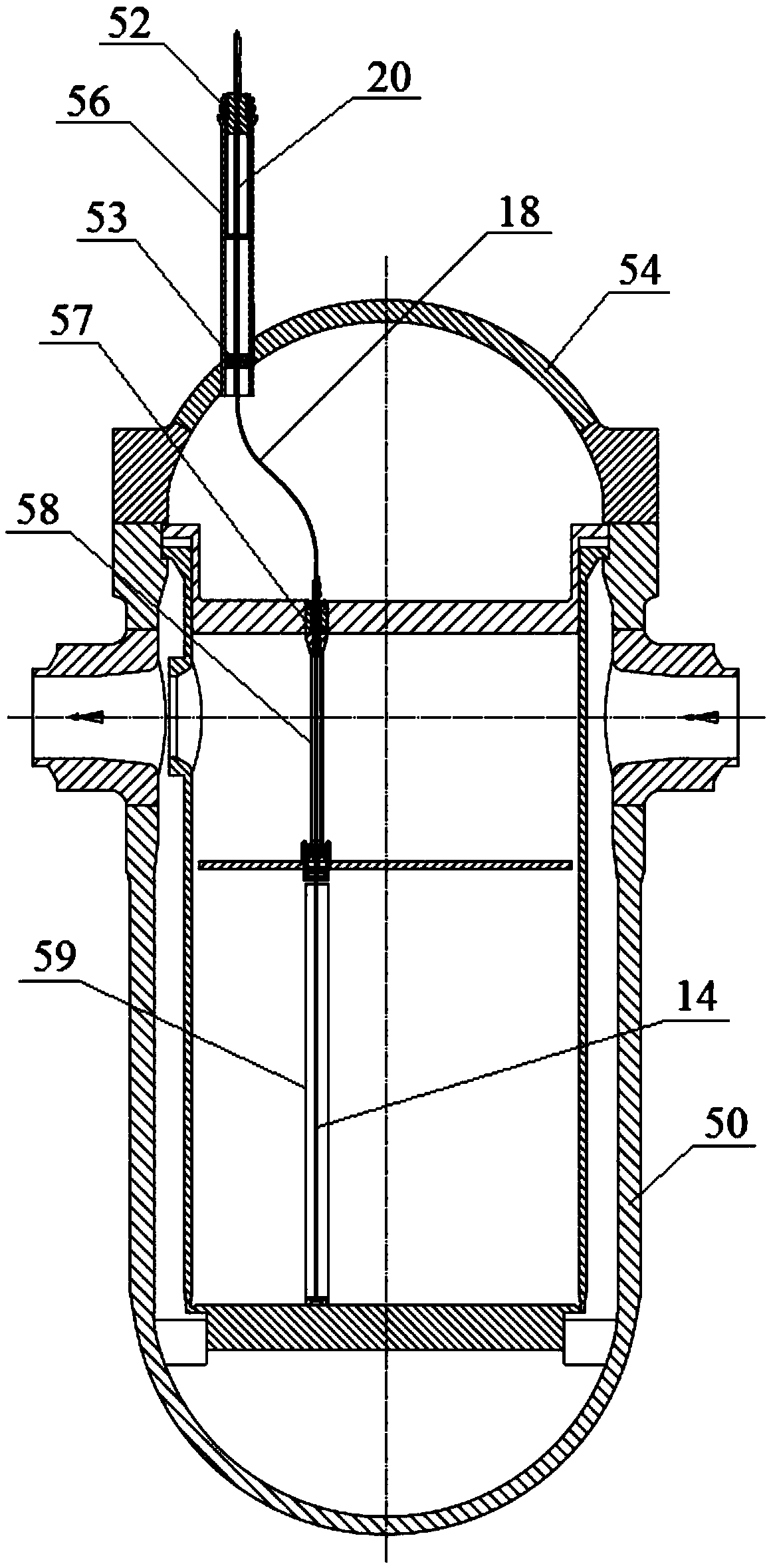 Nuclear power plant integrated in-core instrumentation assembly