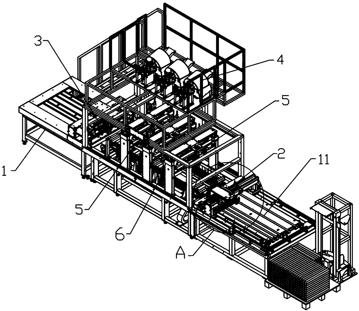 Section bar screw pull-riveting machine