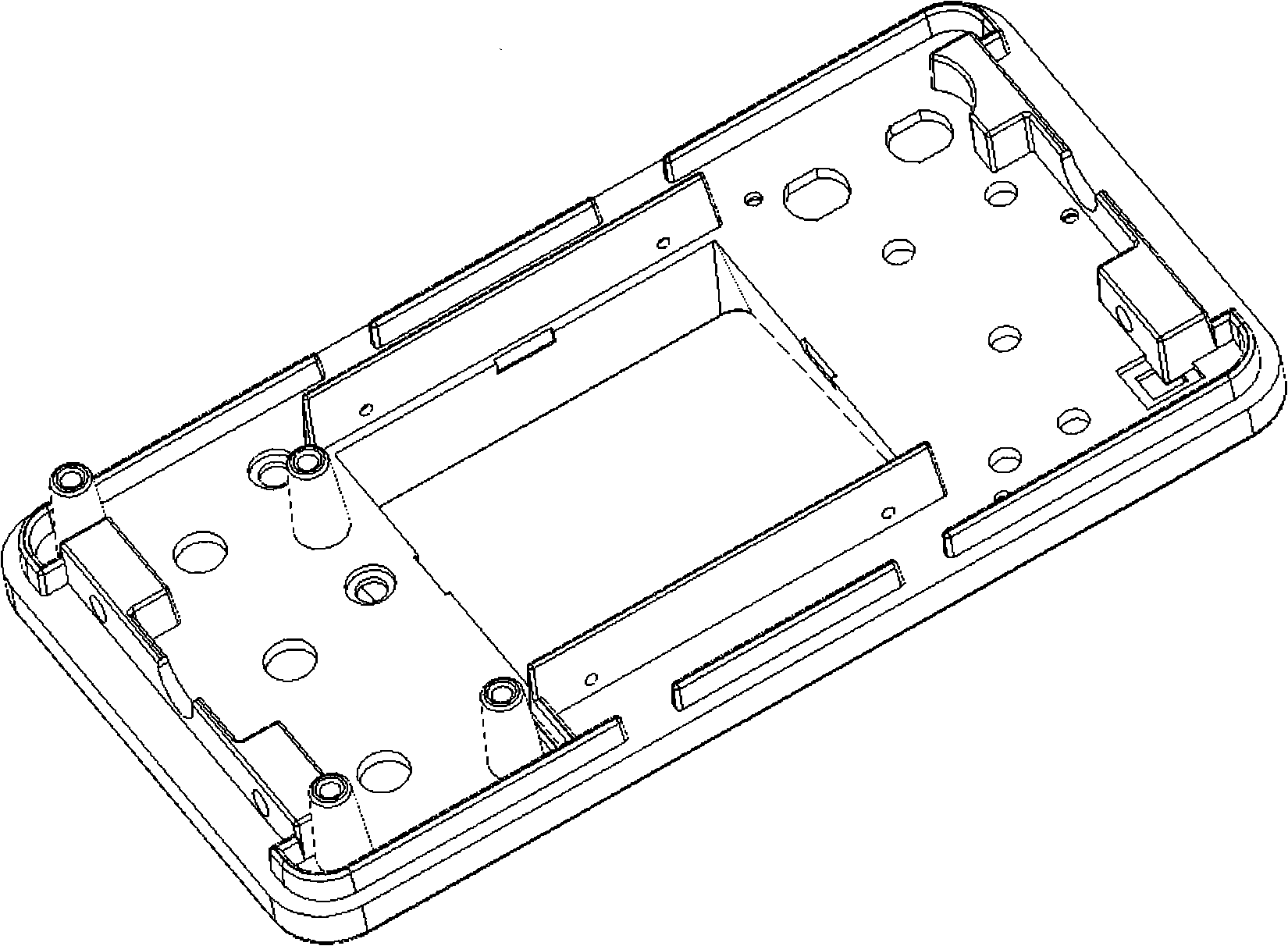 Method for automatically recognizing minim hole characteristic facing to engineering analysis