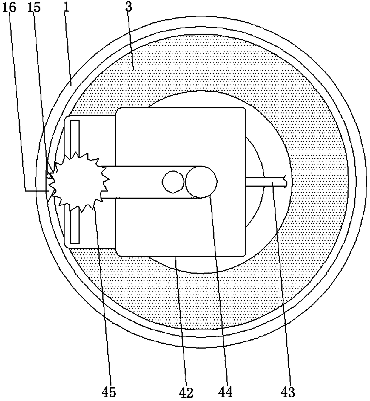 An adjustable autotransformer with automatic locking of carbon brush arm length