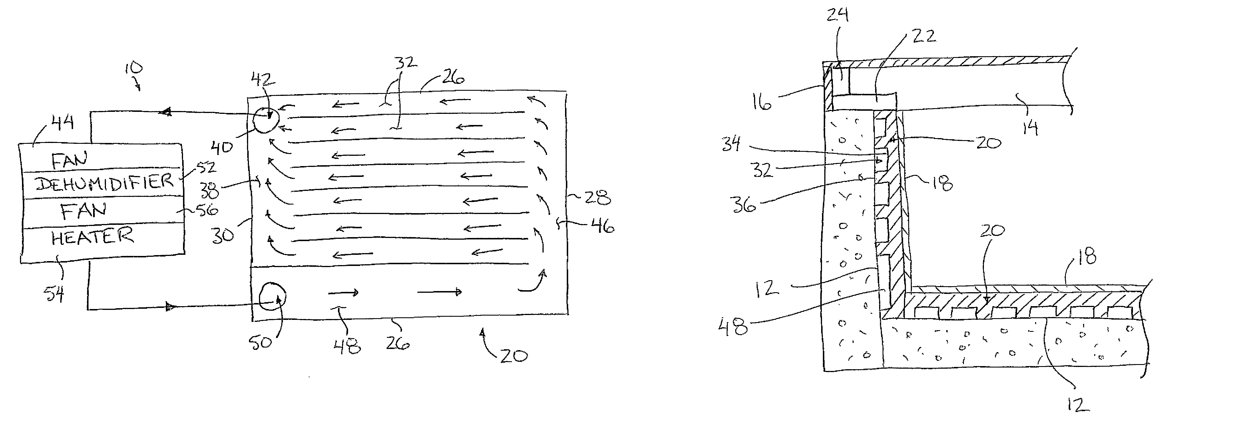 Moisture removal system