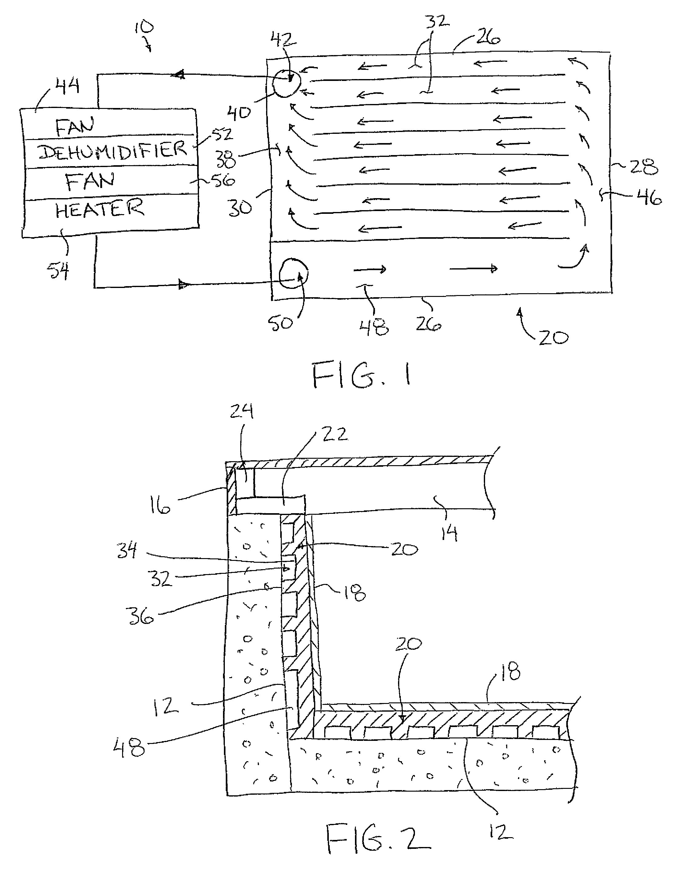 Moisture removal system