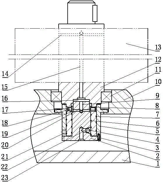 Self-circulation lubricating method and device of vertical gear reducer with forward-reverse alternative rotation function