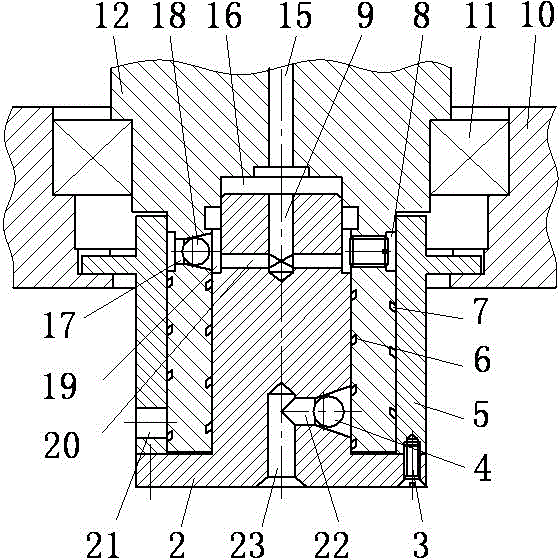 Self-circulation lubricating method and device of vertical gear reducer with forward-reverse alternative rotation function