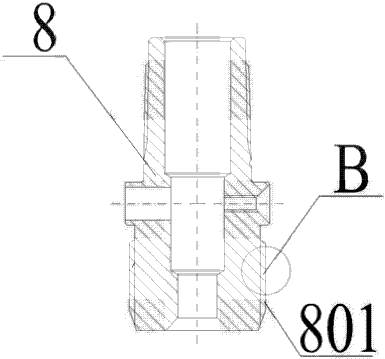 Directly-pushing type soil sampling drilling tool assembly