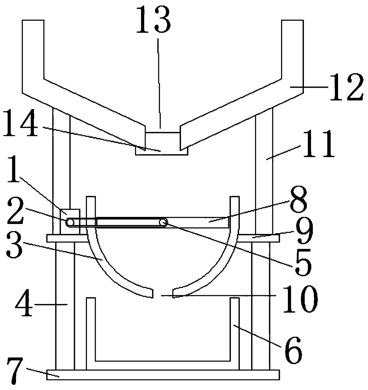 Nonferrous metal particle separation device