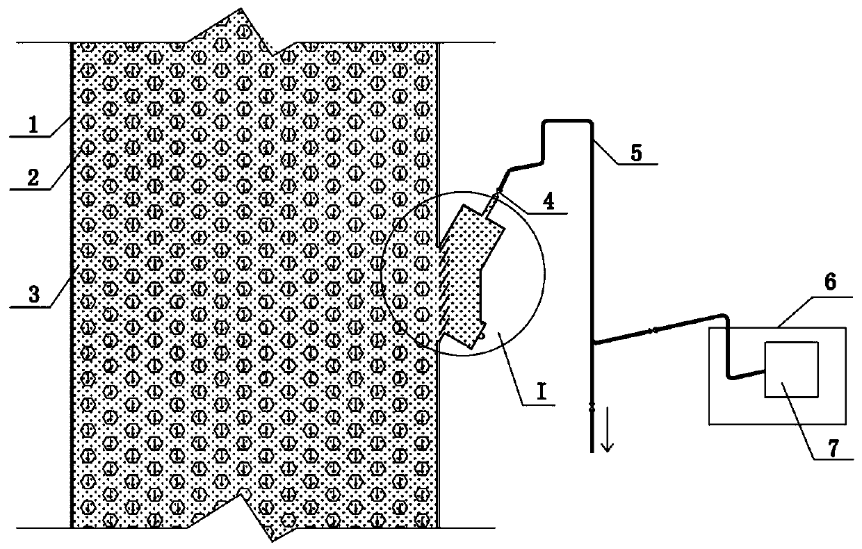 Pressure sampling device for separation of active coke particles and regenerative gas