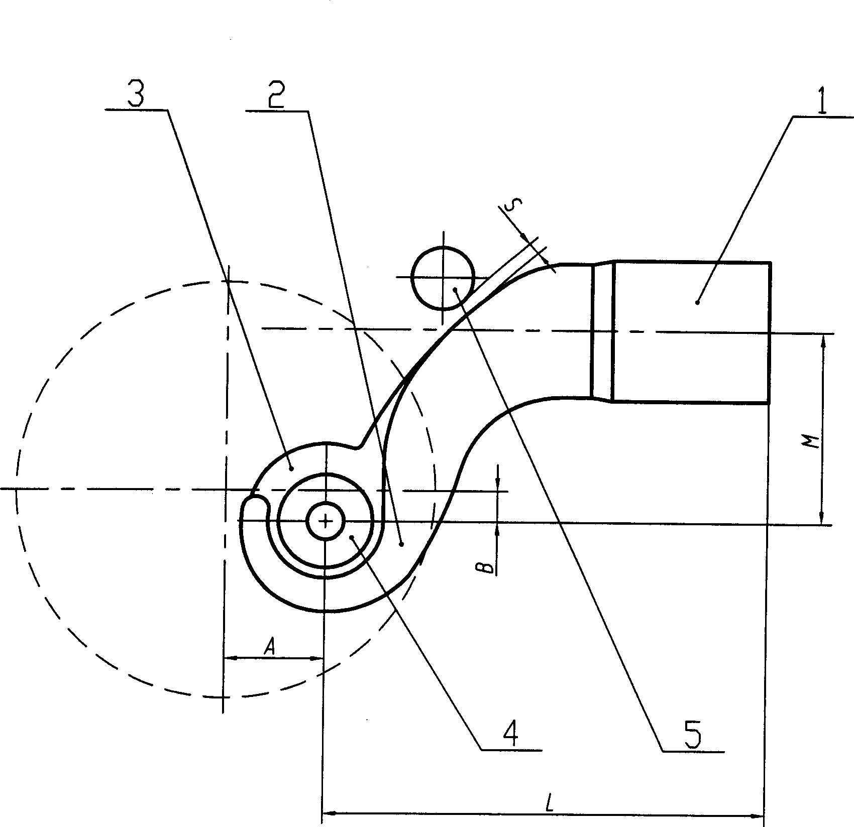 Helical air intake channel of single-cylinder direct-injection diesel engine