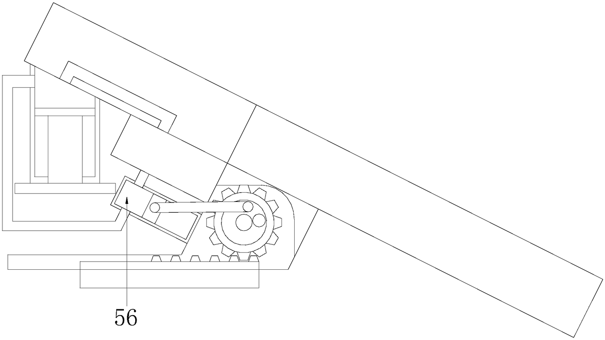 Slope mechanism applied to metal detection equipment