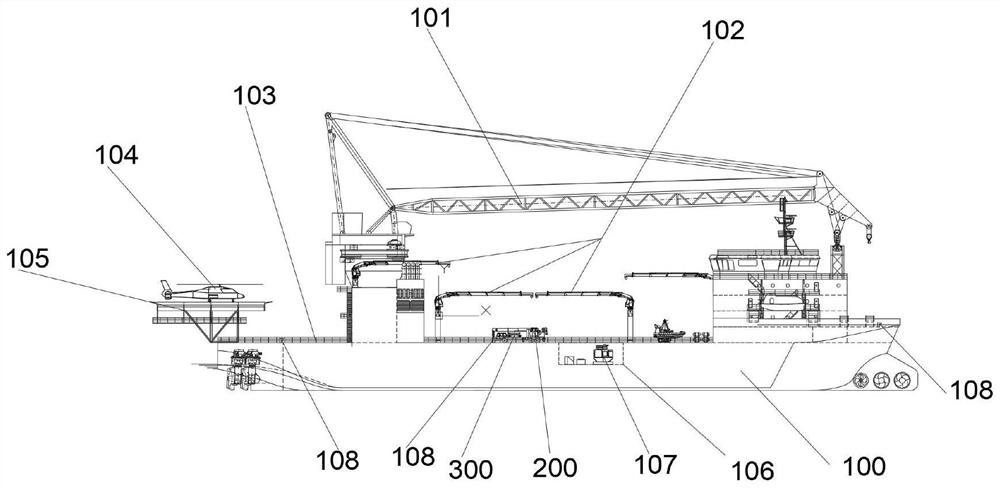 Marine equipment with self-repairing and underwater facility repairing functions and method