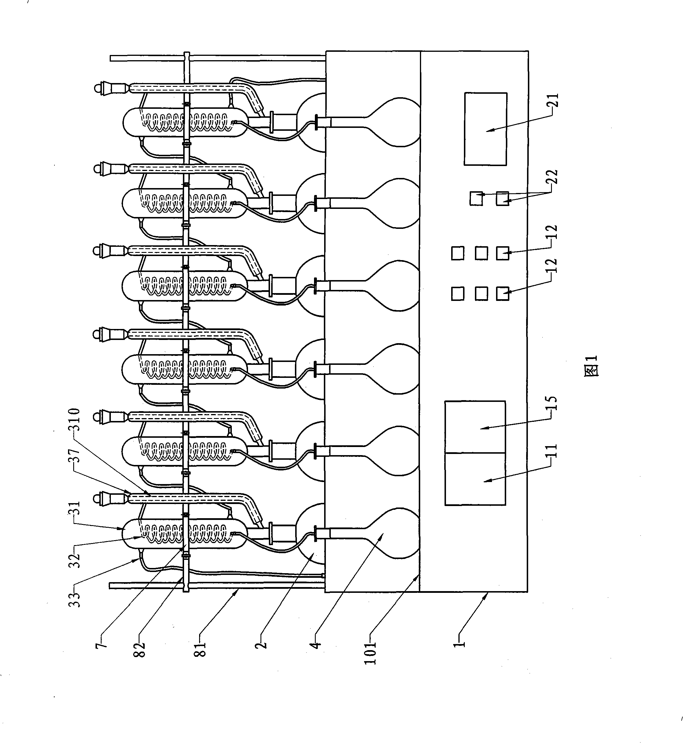 Intelligent integrated distillation apparatus