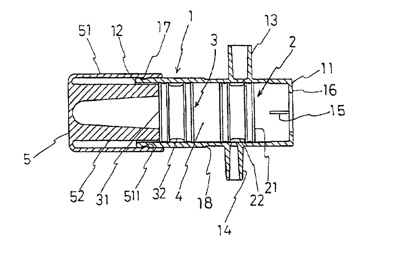 Injector for liquid medicine