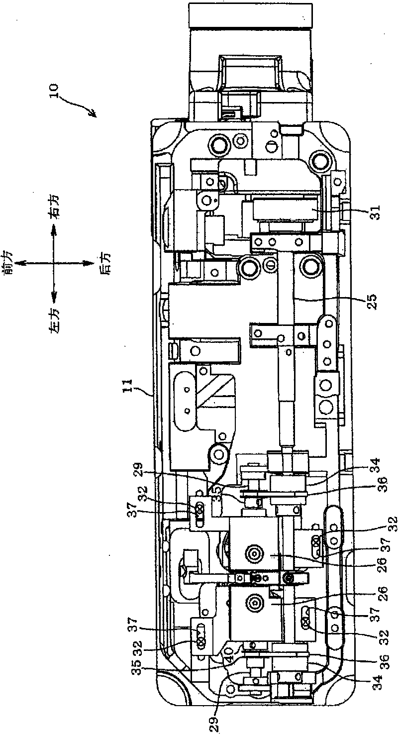 Shuttle driving device of sewing machine