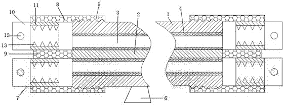 A multi-cable assembly device for power transmission and its use method