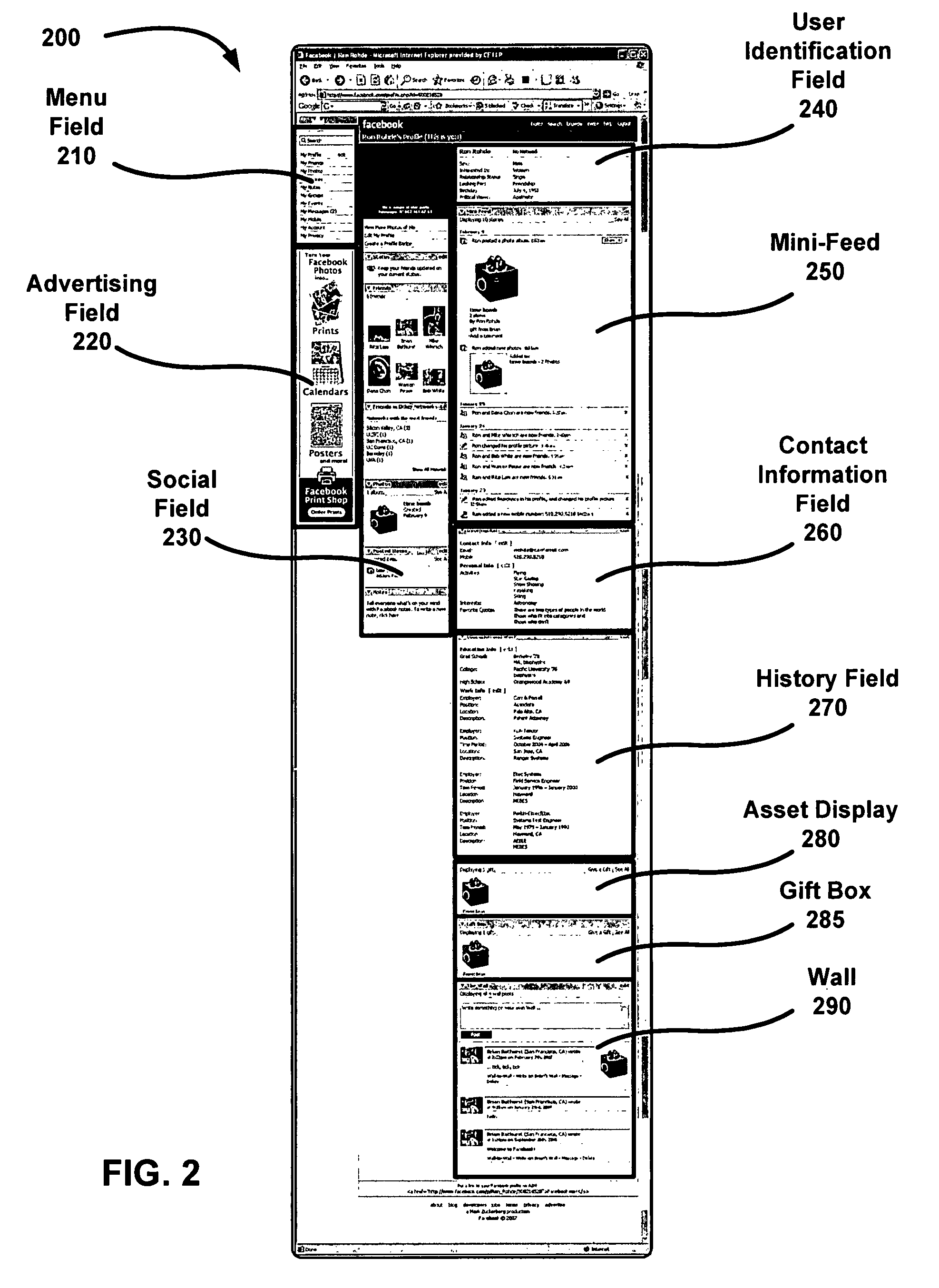 Collectively giving gifts in a social network environment