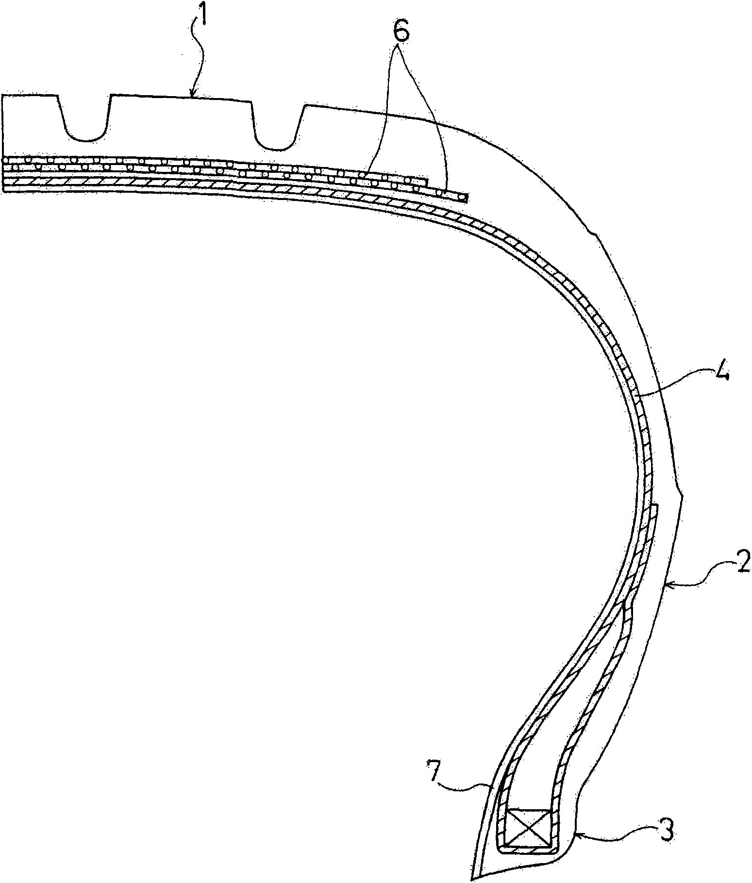 Pneumatic tire and process for manufacturing the same