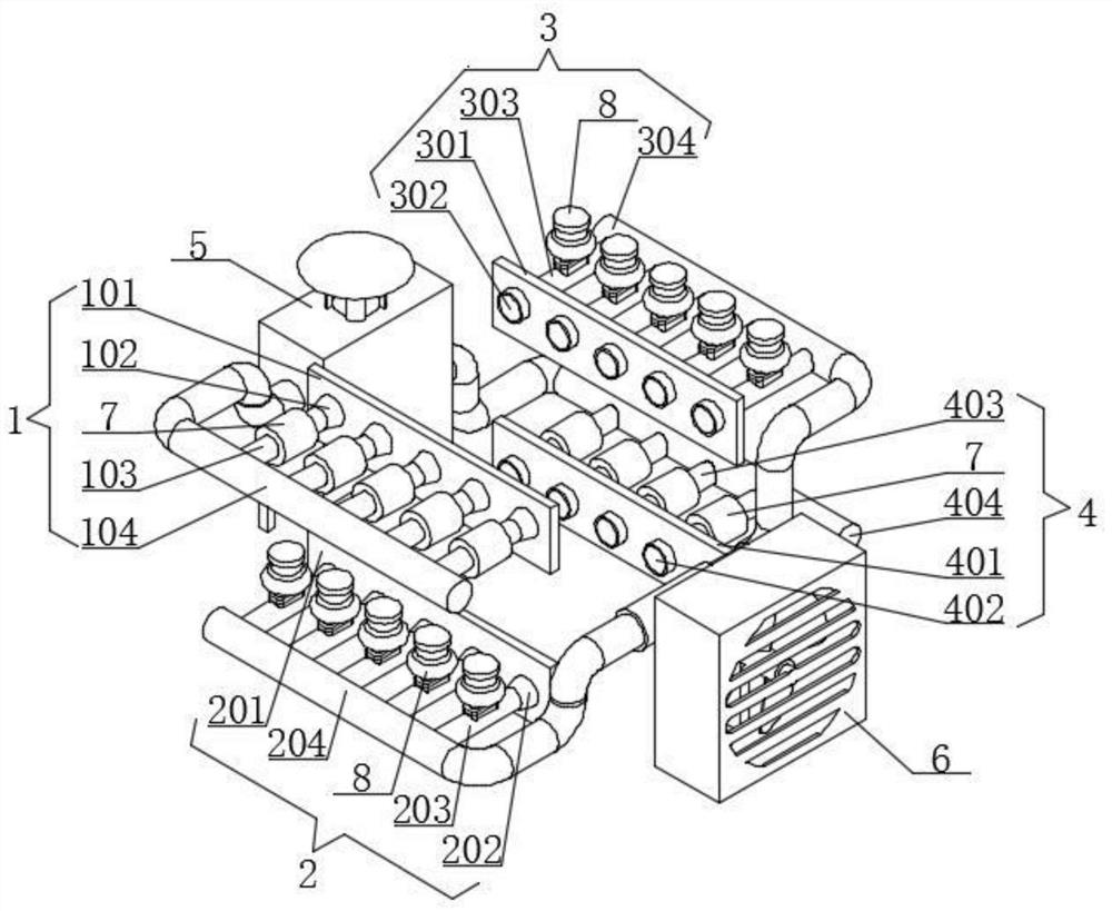 A large circulating air exchange system