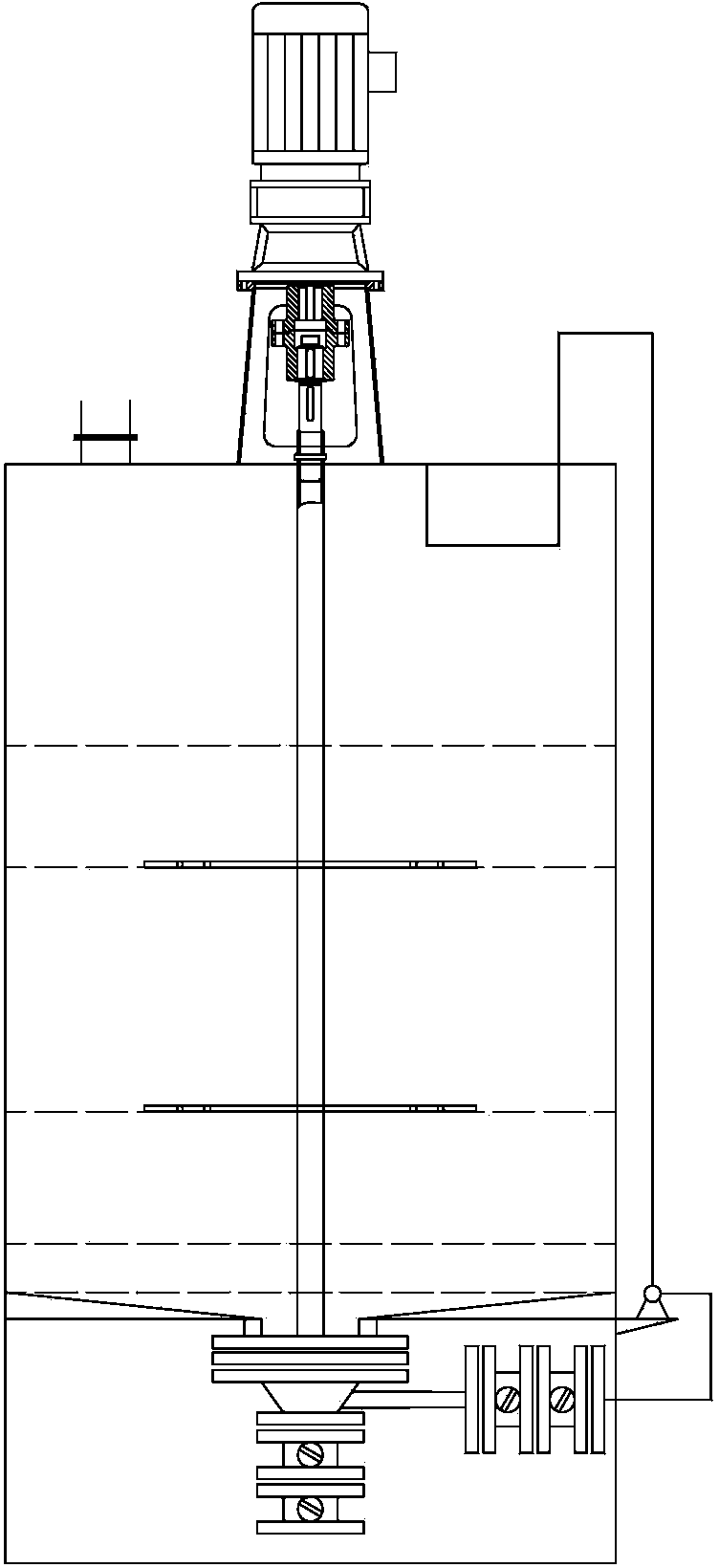 Method for treating ammonia nitrogen in tungsten smelting by using extraction absorption