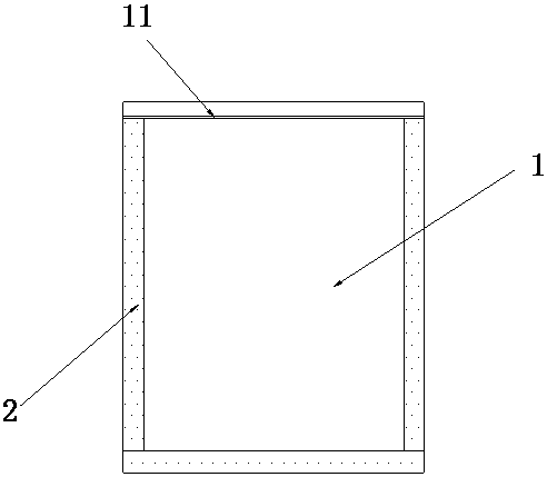 Dual-layer sealing bag for storing hot melt coating