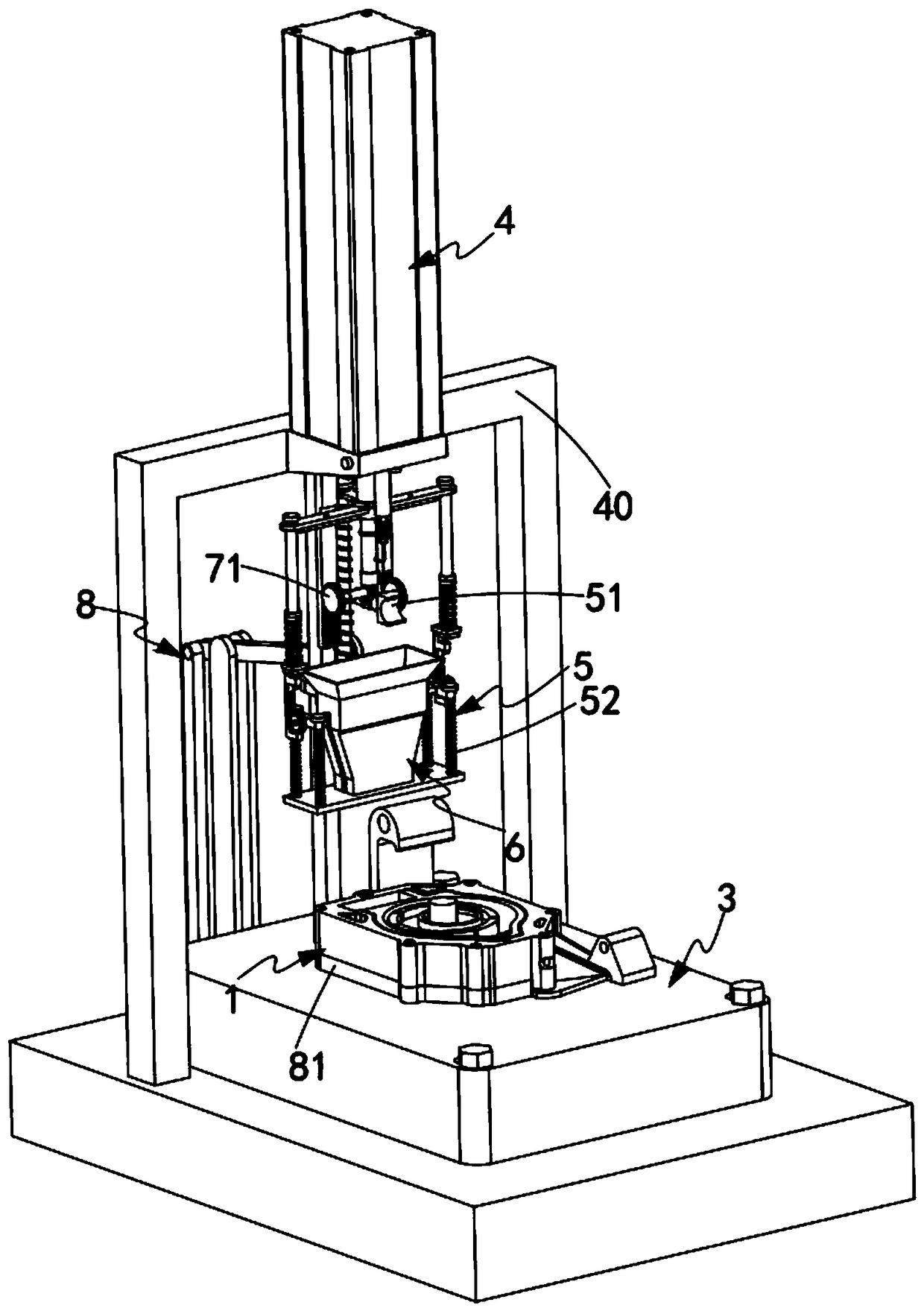 Automatic accurate assembling assembly for oil pump