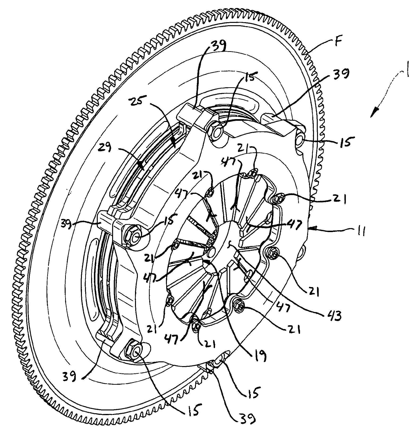 Friction clutch assembly