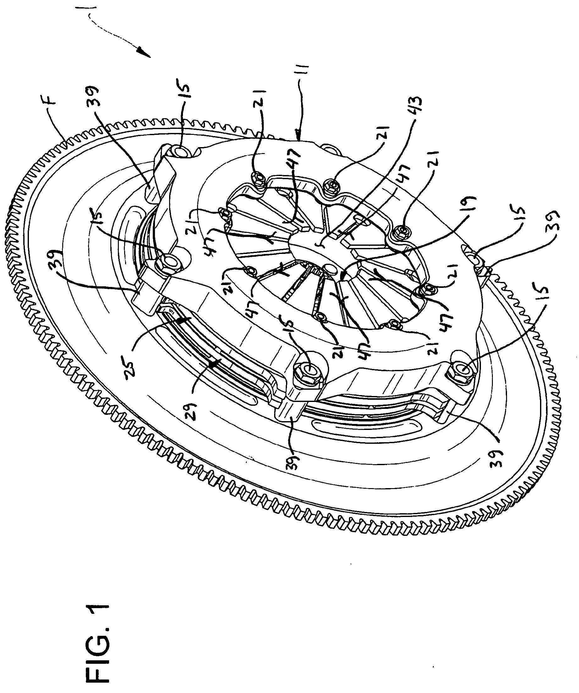 Friction clutch assembly