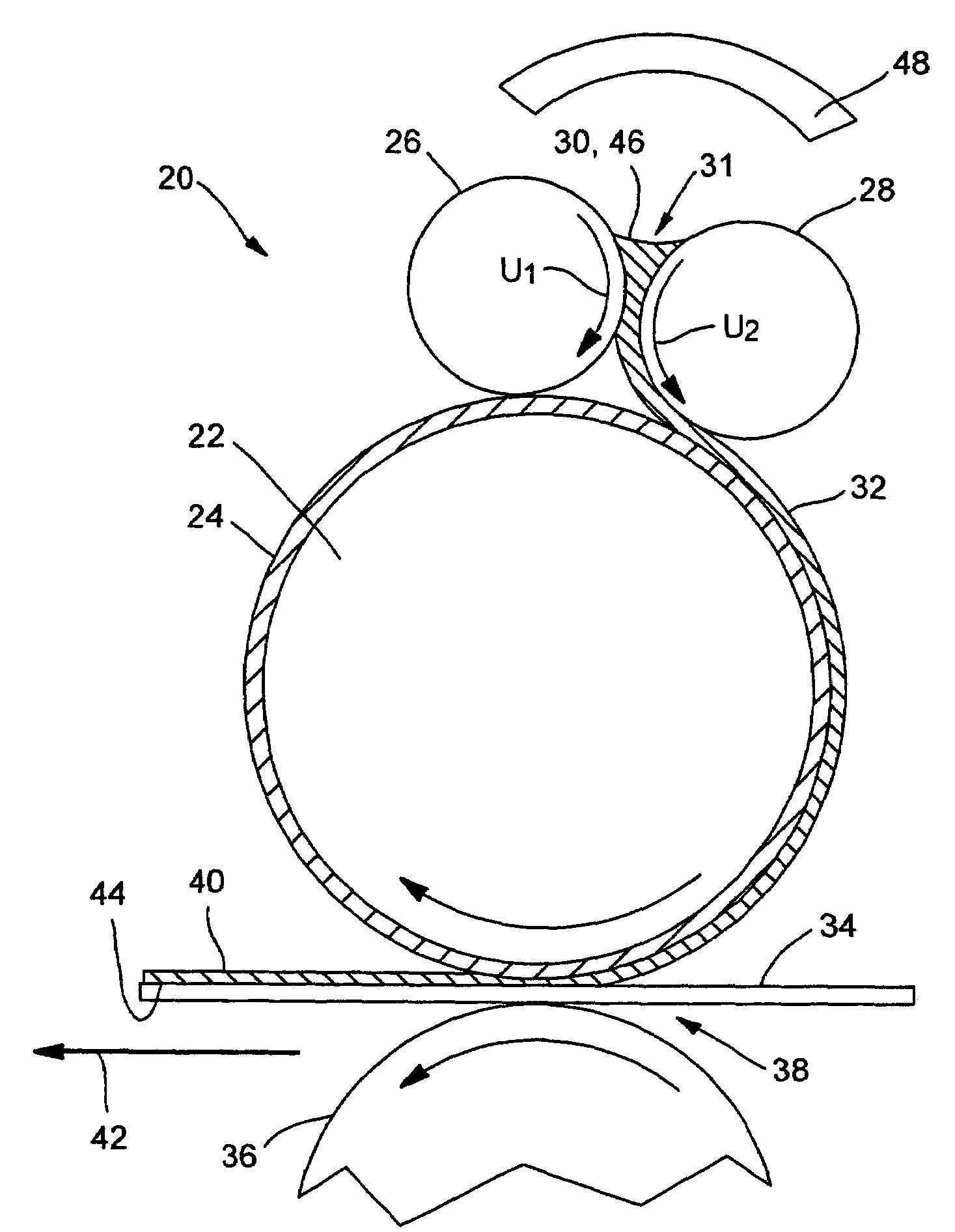 Structural printing of absorbent webs