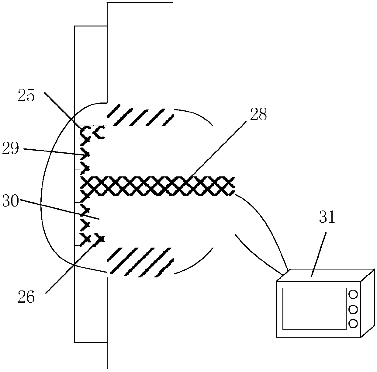 Grinding wheel balance vibration-absorbing device based on EAP (electroactive polymer) driving and grinding wheel balance vibration-absorbing method based on EAP driving