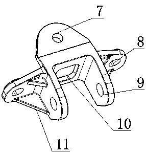 Novel swing arm mounting bracket