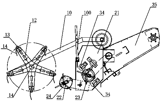 Self-propelled automatic fruit picking machine