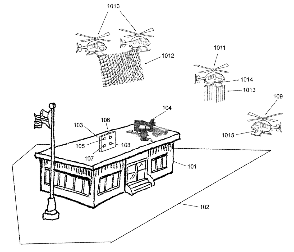 Method and apparatus for drone detection and disablement