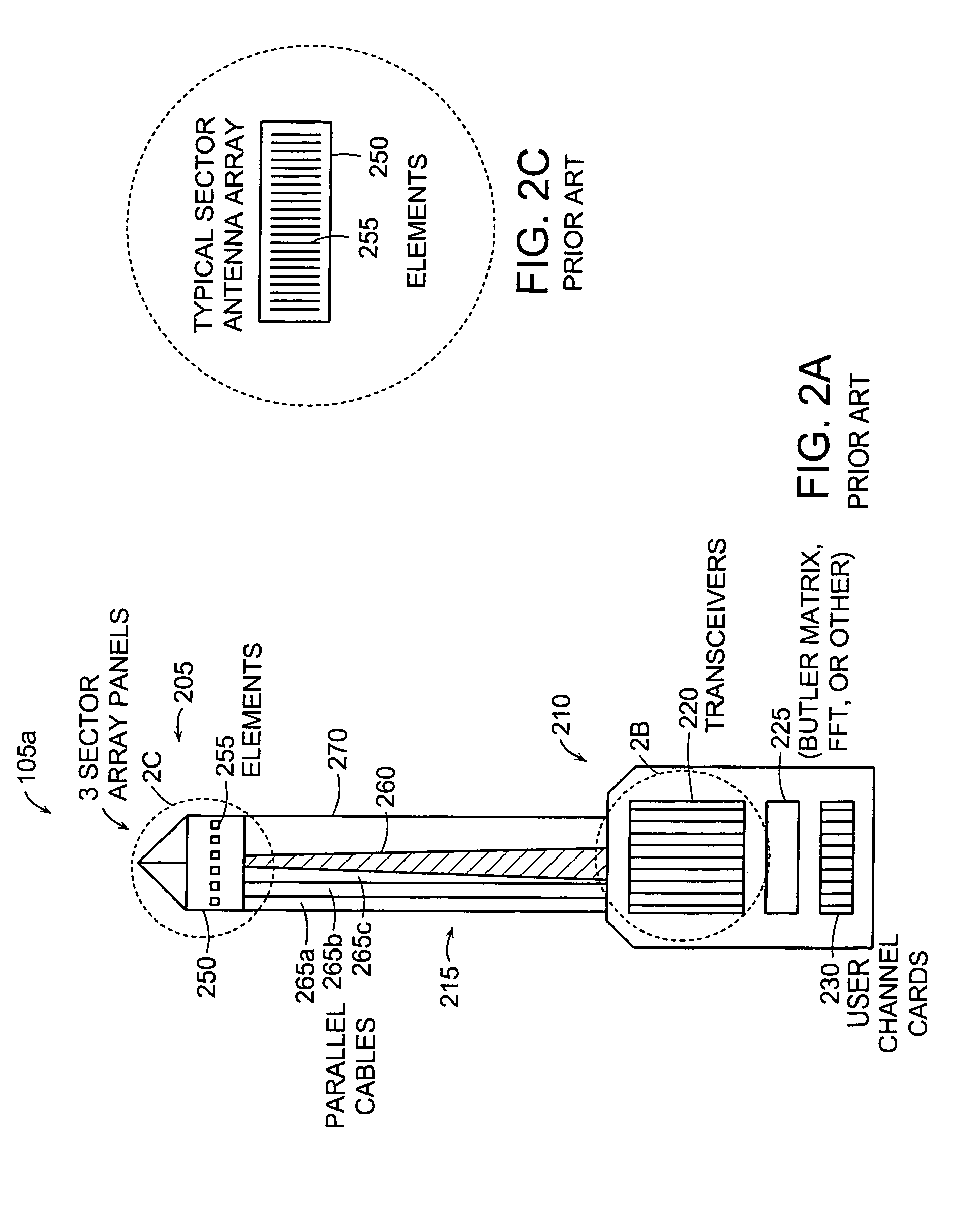 Method and system for economical beam forming in a radio communication system