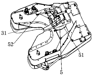 Double-vibration forest fruit picking trolley