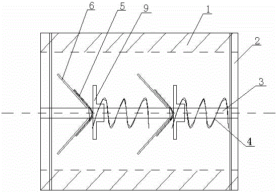 A pipeline built-in combined pressure reducing valve