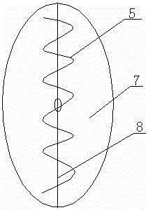 A pipeline built-in combined pressure reducing valve