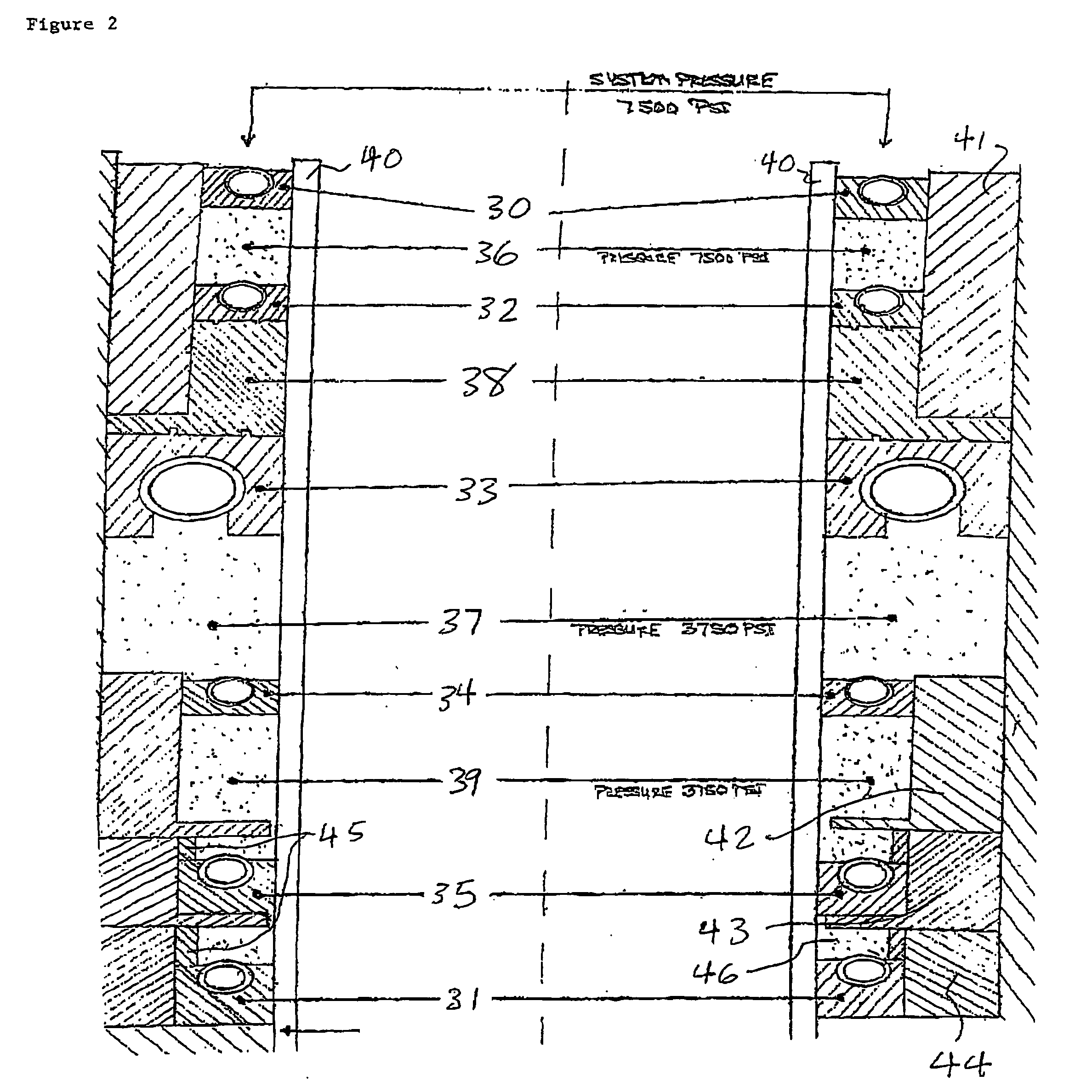 Multiple chamber rotating shaft seal with selective pressure reduction