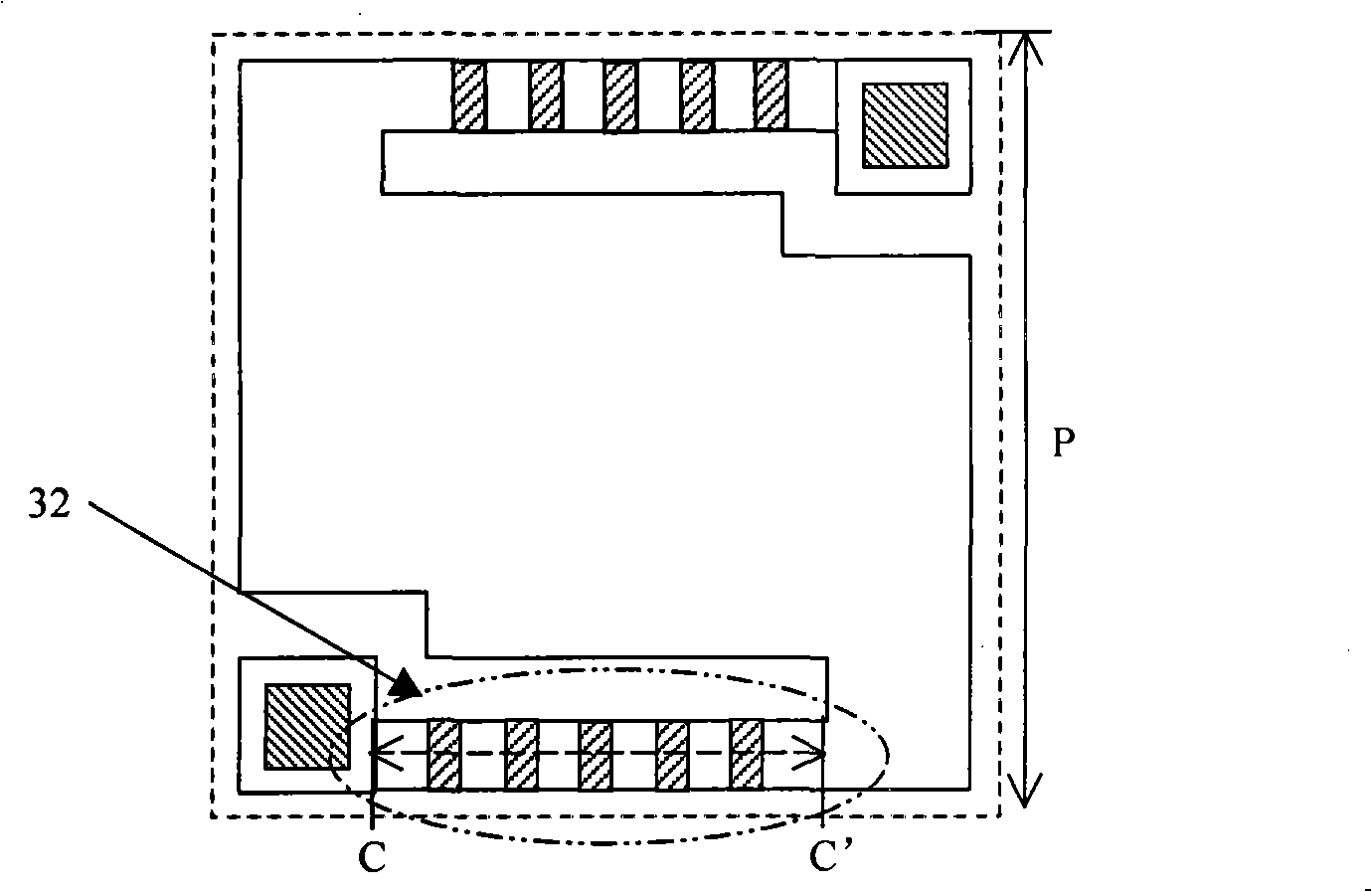 Thermal isolation micro-bridge structure and processing method thereof