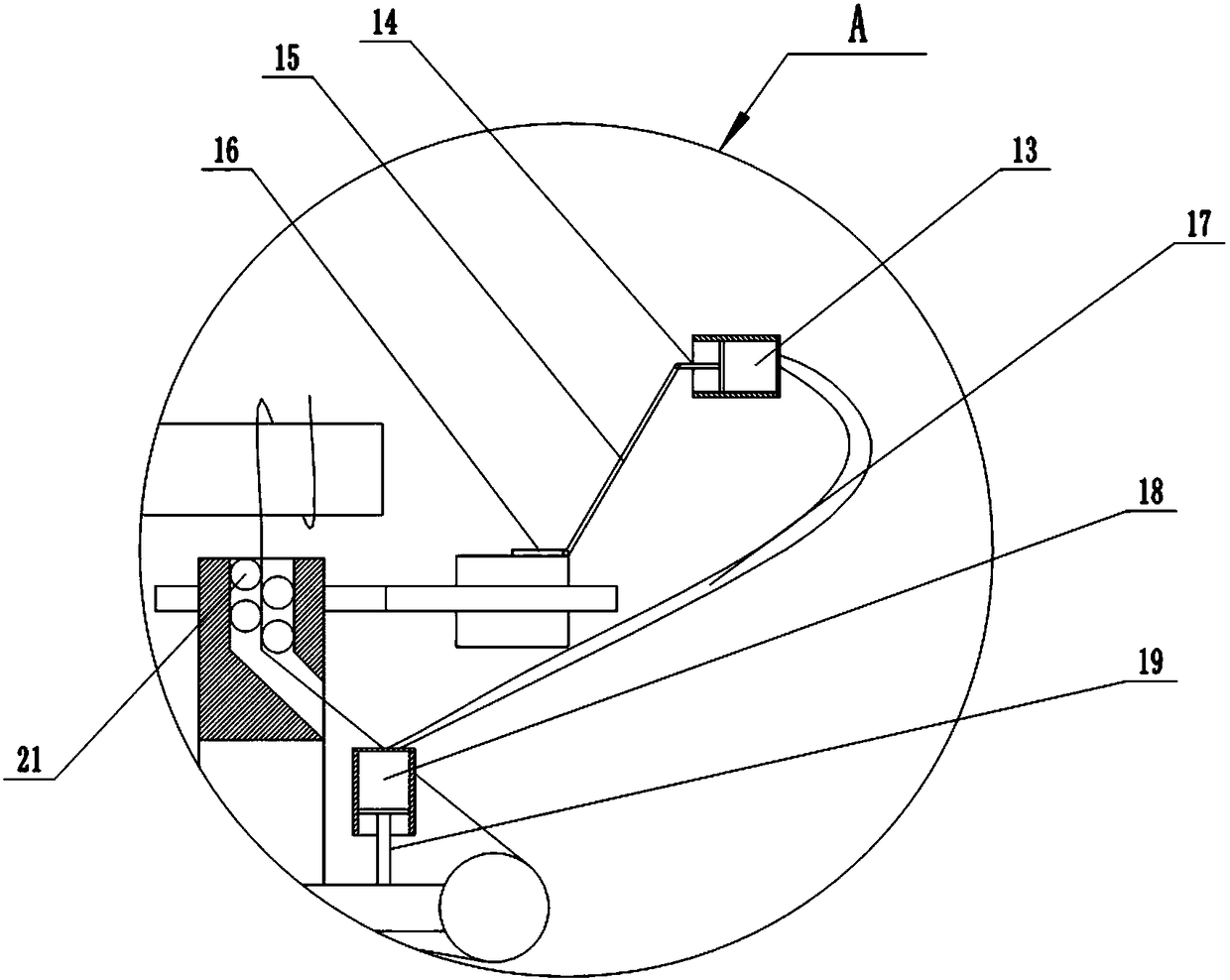 Copper wire drawing machine for cable