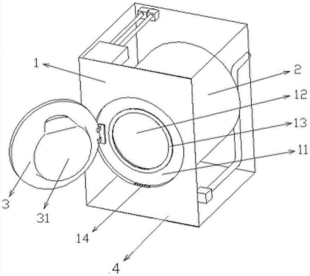 Roller washing machine and water leakage judgement method