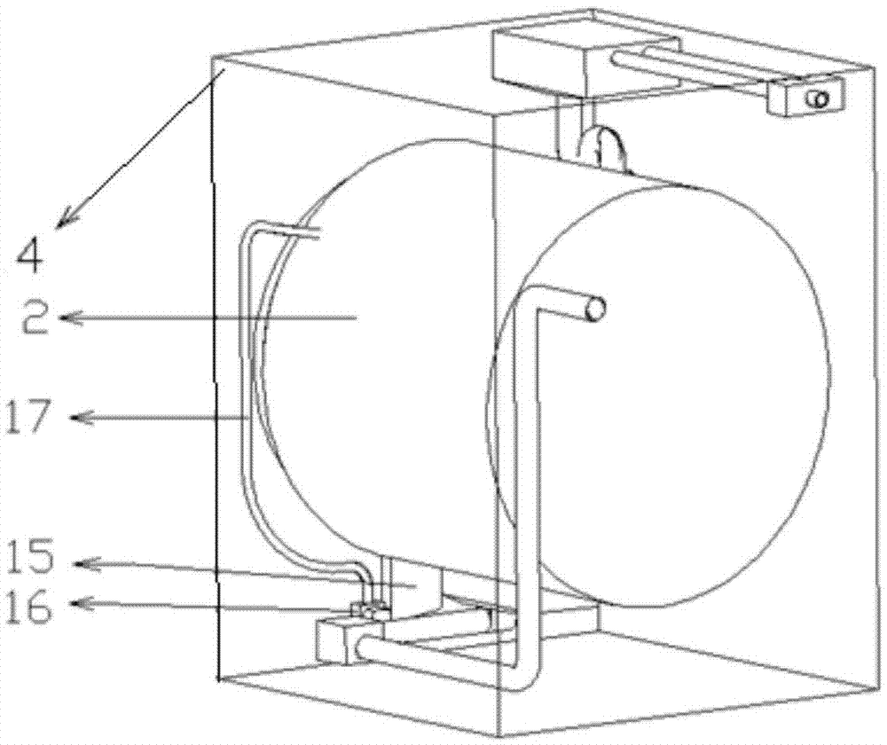 Roller washing machine and water leakage judgement method